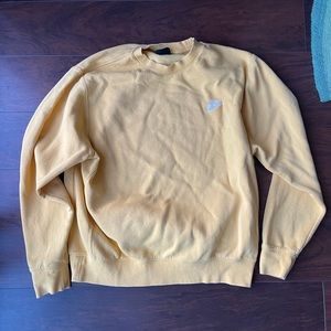 Yellow Nike Crewneck